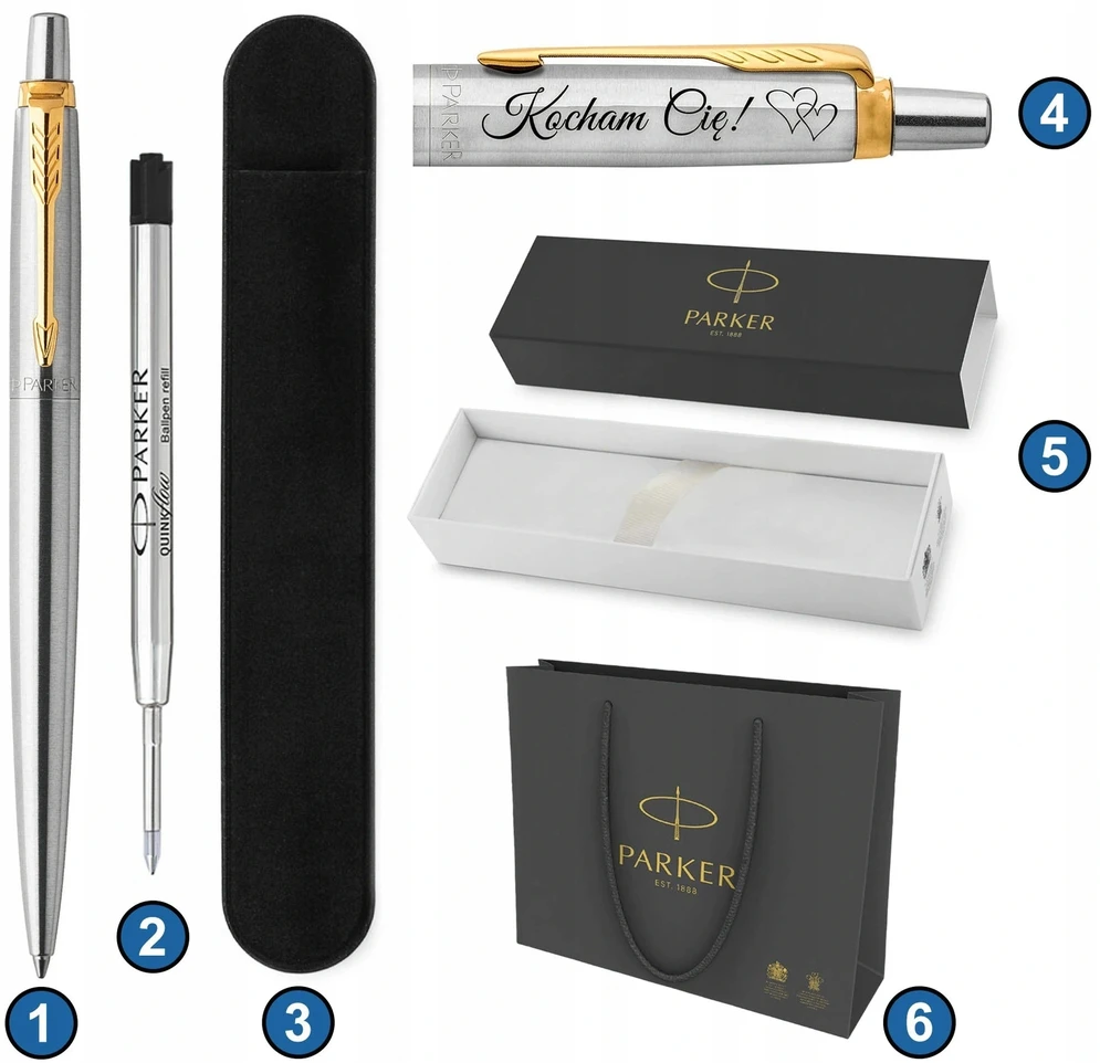 Parker Jotter Gt plieno rašiklis su graviravimu