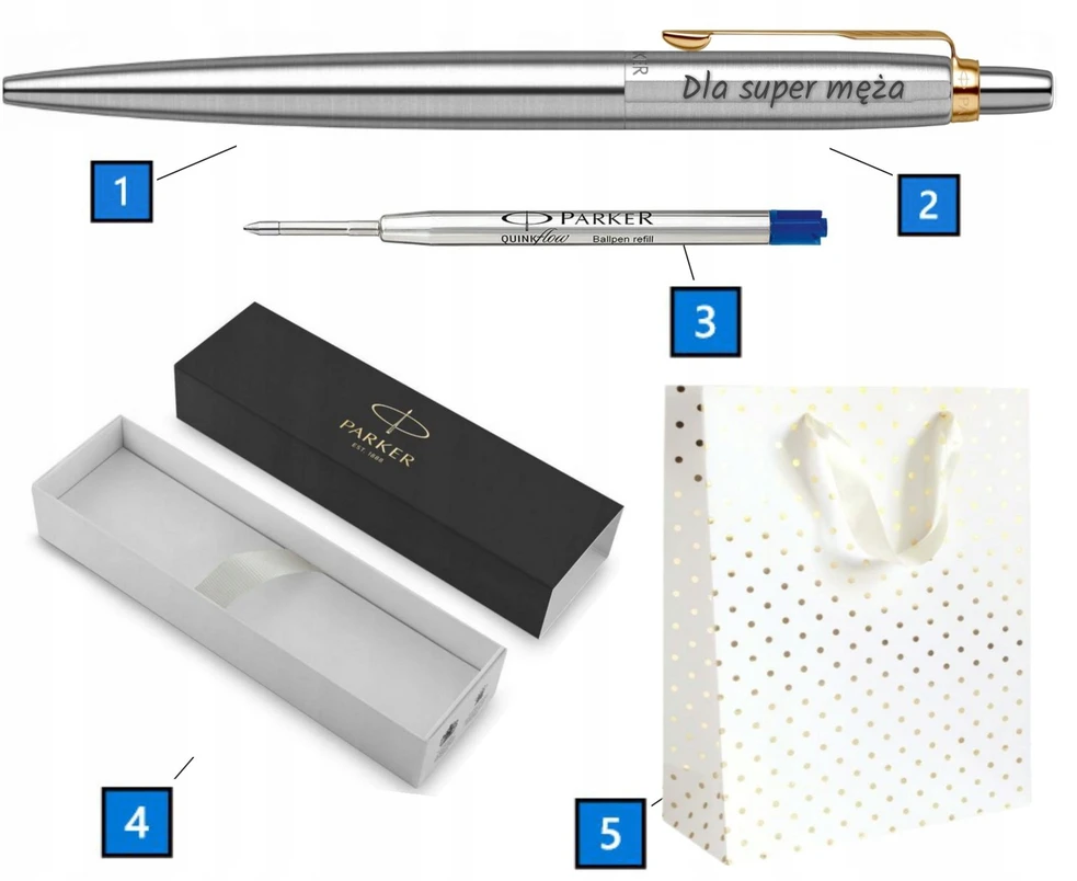 PARKER JOTTER GT tušinukas SU JŪSŲ NUOLATINIA GRAVIVIMO DOVANA MAMAI TĖČIUI