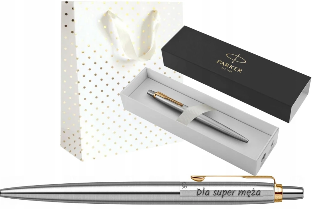 PARKER JOTTER GT tušinukas SU JŪSŲ NUOLATINIA GRAVIVIMO DOVANA MAMAI TĖČIUI