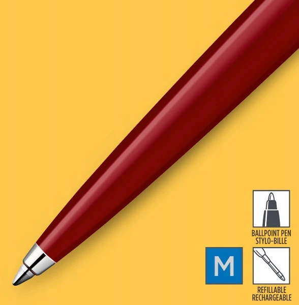Parker Jotter Rašiklis Raudonas su Graviravimu ir Dovanų Maišeliu