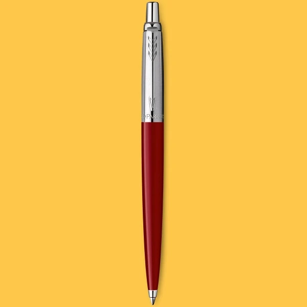 Parker Jotter Rašiklis Raudonas su Graviravimu ir Dovanų Maišeliu