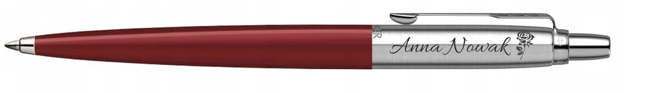 Parker Jotter Rašiklis Raudonas su Graviravimu ir Dovanų Maišeliu