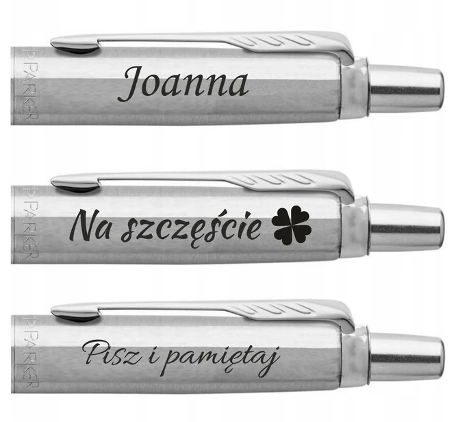 Parker Jotter rašiklis su geliniu juodu rašikliu ir graviravimu