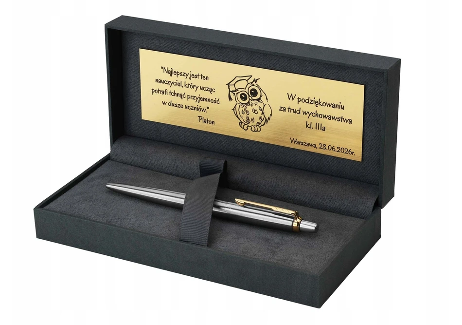 Parker Jotter Stalinis Rašiklis su Graviravimu ir Dovanų Rinkiniu