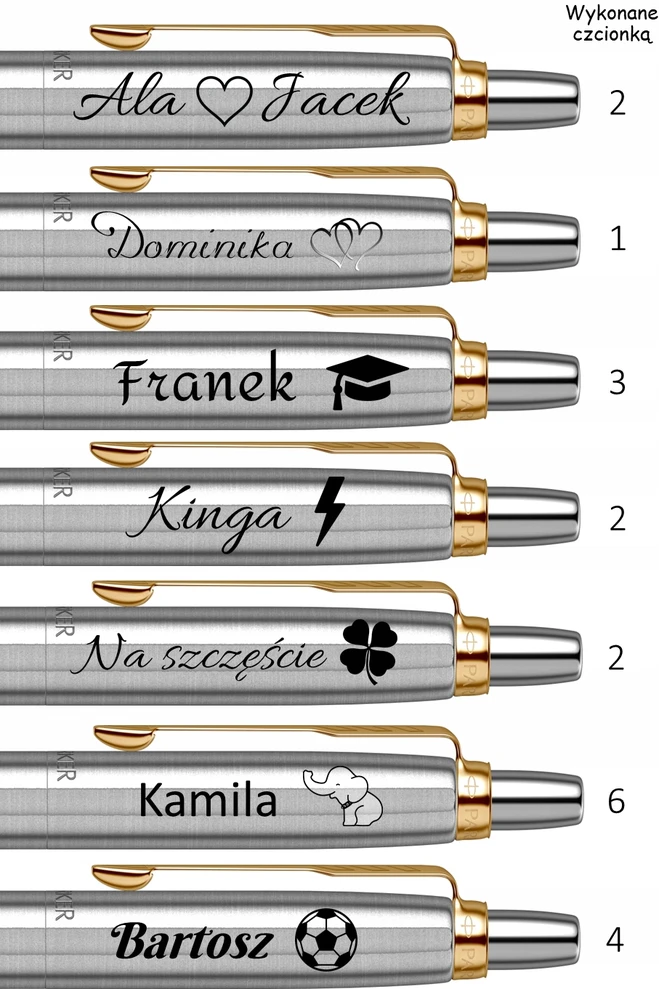 Parker Jotter Stalowy Gt rašiklis su graviravimu