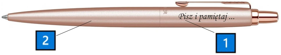 Parker Jotter Xl Raudonojo Aukso Rašiklis su Graviravimu