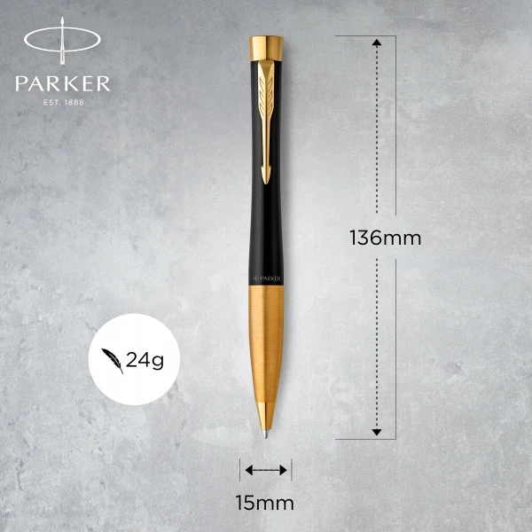 Parker Urban Gt Rašiklis su graviravimu ir raudonu papildymu