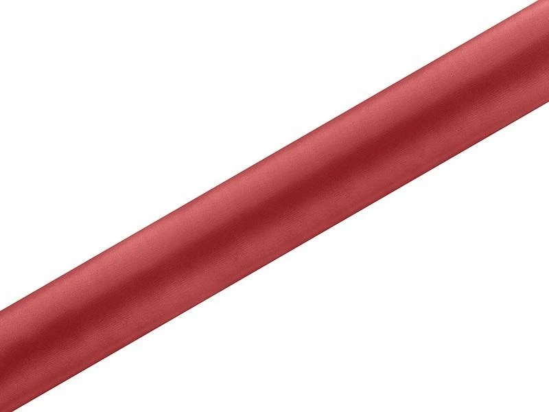 Party Deco PartyDeco Lygus atlasinis stalo takelis, raudonas, 36 x 9 m