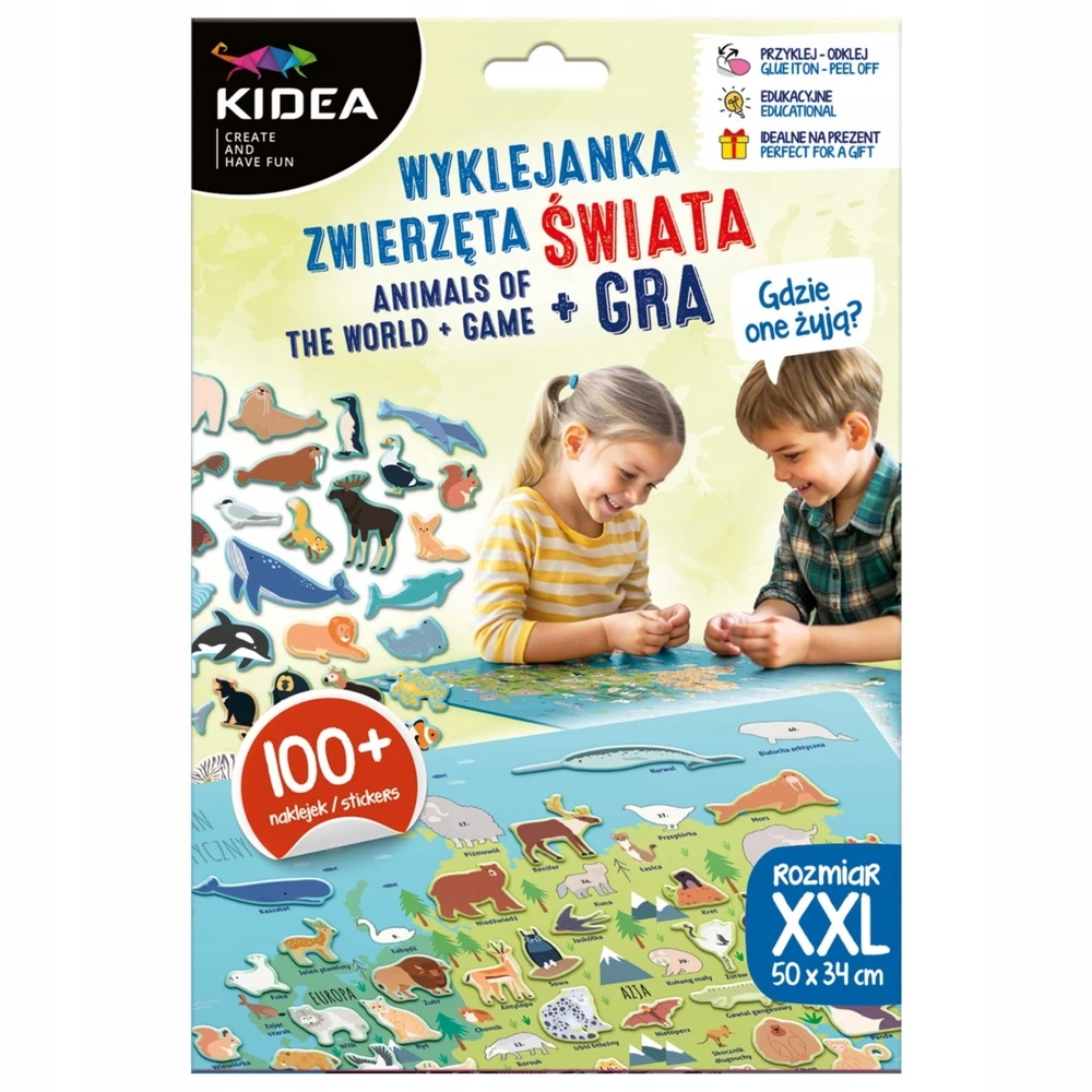 PASAULINIO ŽAIDIMO GYVŪNAI, KUR JIE GYVENA KIDEA