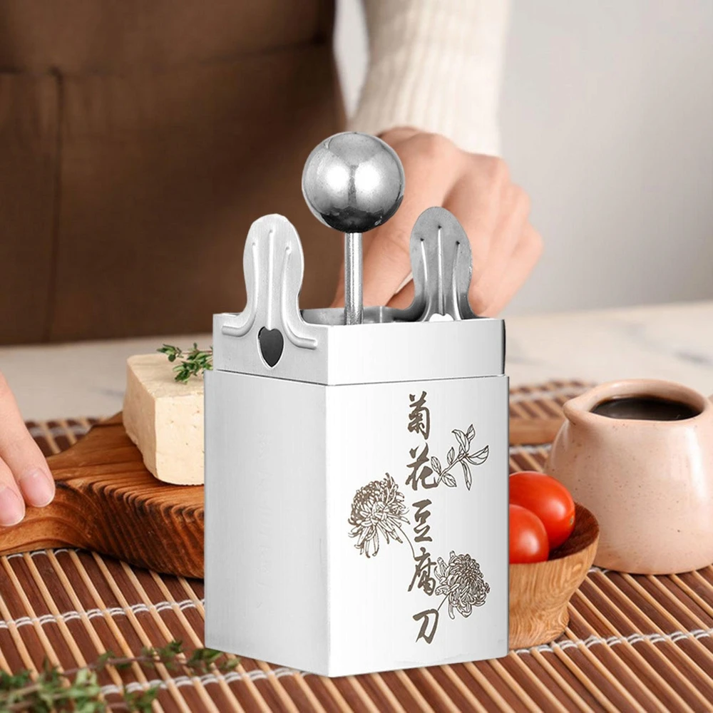 „Pasidaryk pats“ tofu presas Patogus virtuvės aksesuaras Praktiškas kvadratinis sūrio peilis