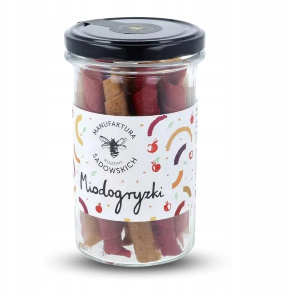 Pasieka Sadowskich Jelly Beans Miodożuczki vaisių užkandis 100 g nuo 12 mėn.