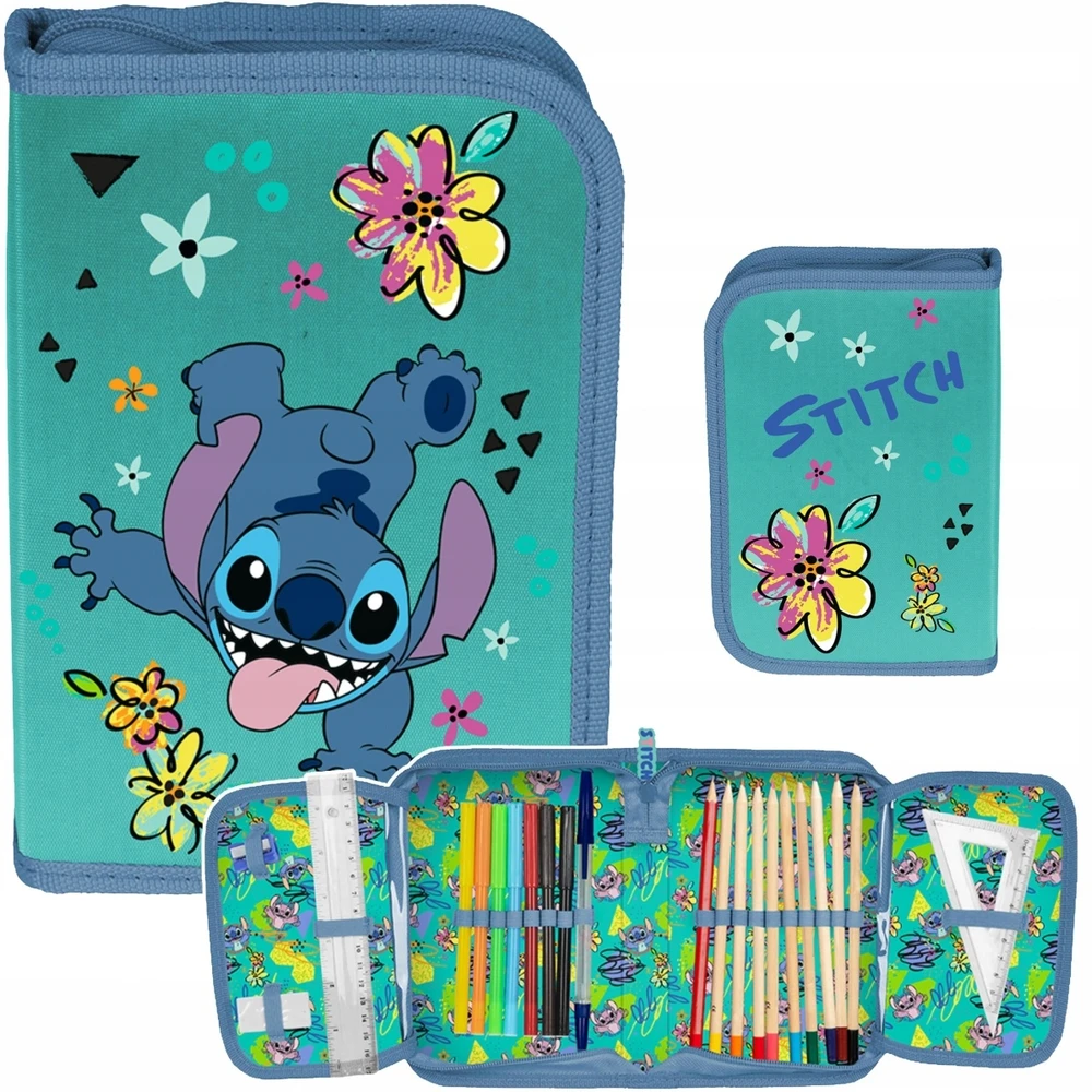 Paso 7EL TORNISTER SZKOLNY LILO I STITCH PIÓRNIK Z WYPOSAŻENIEM WOREK DO 1 KLASY