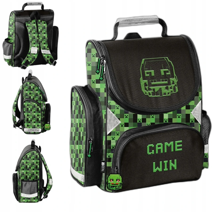 Paso Kuprinė pradinukams PIXEL MASK PP26ME-525