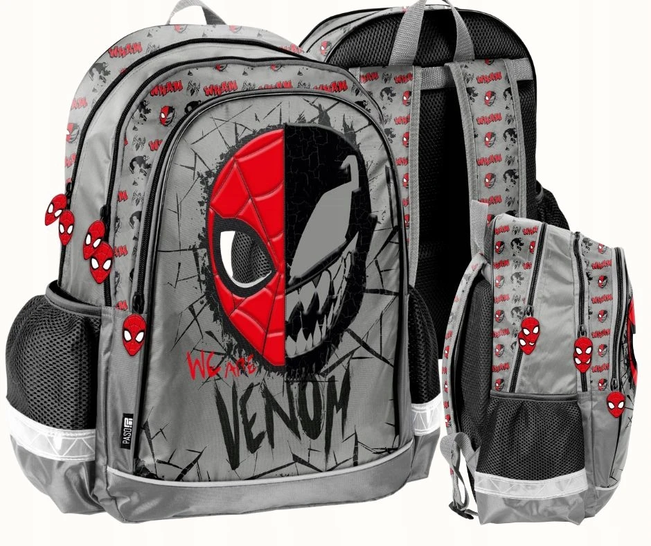 Paso Kuprinė SPIDERMAN SPIDER MAN VENOM DLA CHLOPCA SZKOLNY KLASA 1-3 SPIDEY MALY