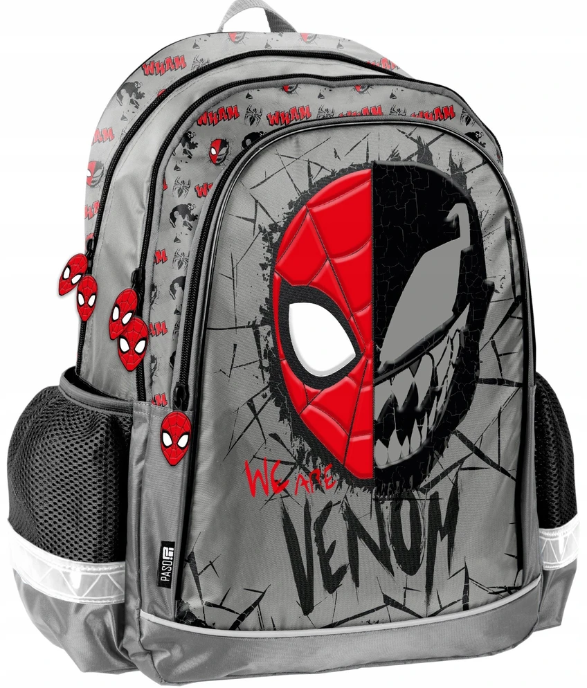 Paso Kuprinė SPIDERMAN SPIDER MAN VENOM DLA CHLOPCA SZKOLNY KLASA 1-3 SPIDEY MALY