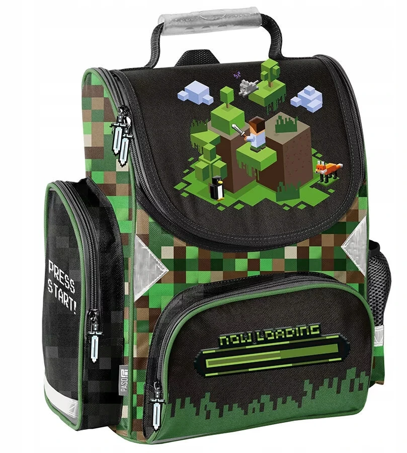 Paso MOKYKLINĖ KUPRINĖ BERNIUKUI MINECRAFT MOKYKLINĖ KUPRINĖ 1-3 KLASĖS RINKINYS XXL RINKINYS