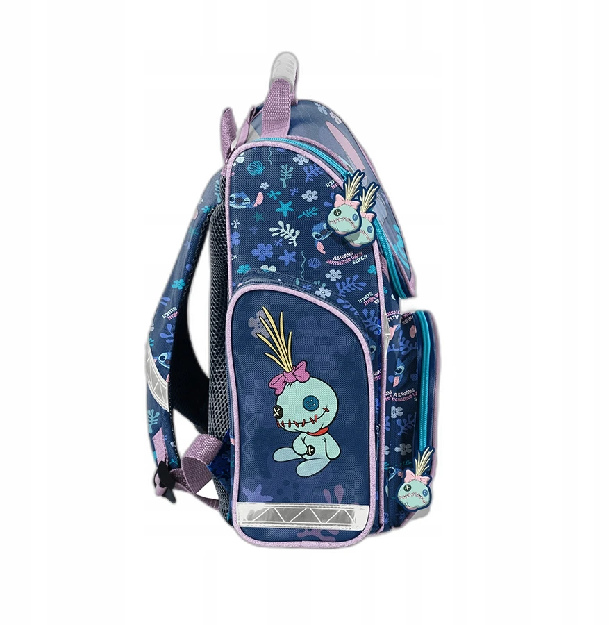 Paso Mokyklinis krepšys mergaitėms, mokyklinė kuprinė 1. 3 klasė Stitch Aloha Stich