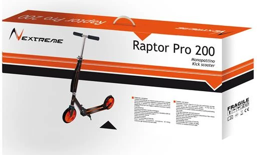 Paspirtukas Nextreme Raptor Pro 200 8", juodas