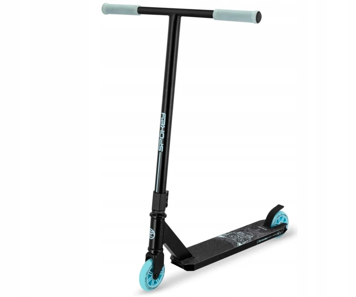 Paspirtukas Spokey Night Rider, juodas