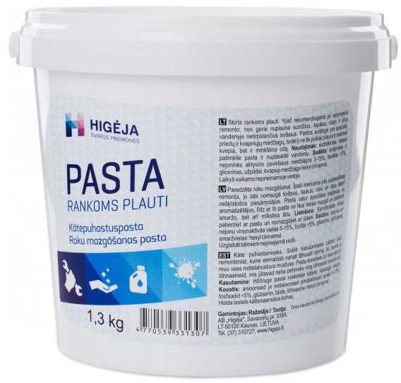 Pasta rankoms plauti Higėja, 1,3kg