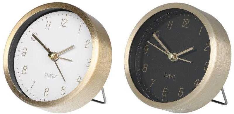 KOOPMAN ALARM CLOCK 837100330 13X5CM 4 DESIGNS