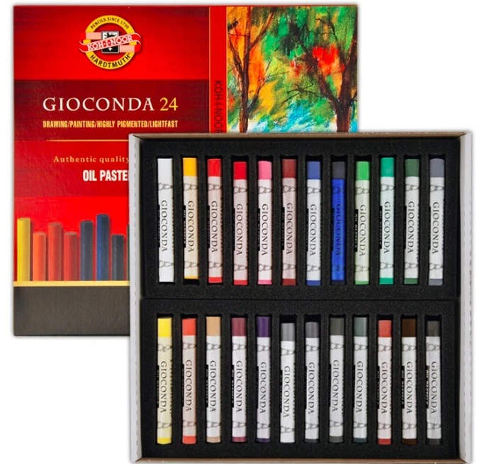 Pastelė aliejinė Koh-I-Noor Gioconda 24 spalvos