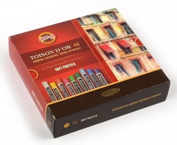 Sausos pastelės rinkinys Koh-i-Noor 48 sp