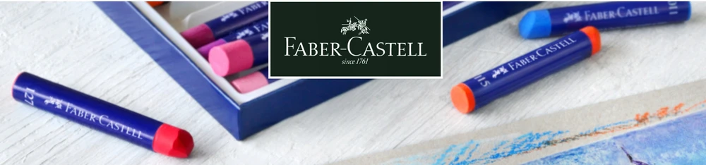 Pastelinės kreidelės Faber-Castell Goldfaber, 12 spalvų