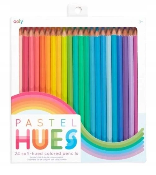 Pastelinės spalvos pieštukai Ooly Pastel Hues, 24 vnt.
