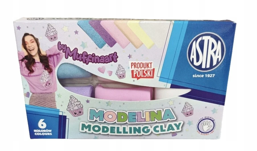 PAstelinis MODELIS SU GLITTER ASTRA 6 VNT