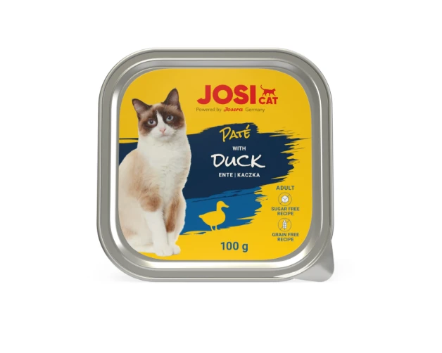 Paštetas katėms JOSERA JosiCat Pate su antiena 100g