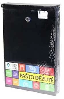Glori Ir Ko Pašto dėžutė 355x240x50mm juoda