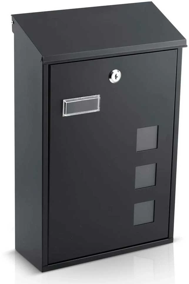 Humberg Pašto dėžutė 39x25,5x12 cm juoda HM-864
