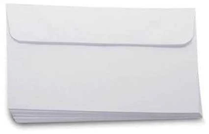 Pašto vokai C6 114x162mm, baltos spalvos 10vnt