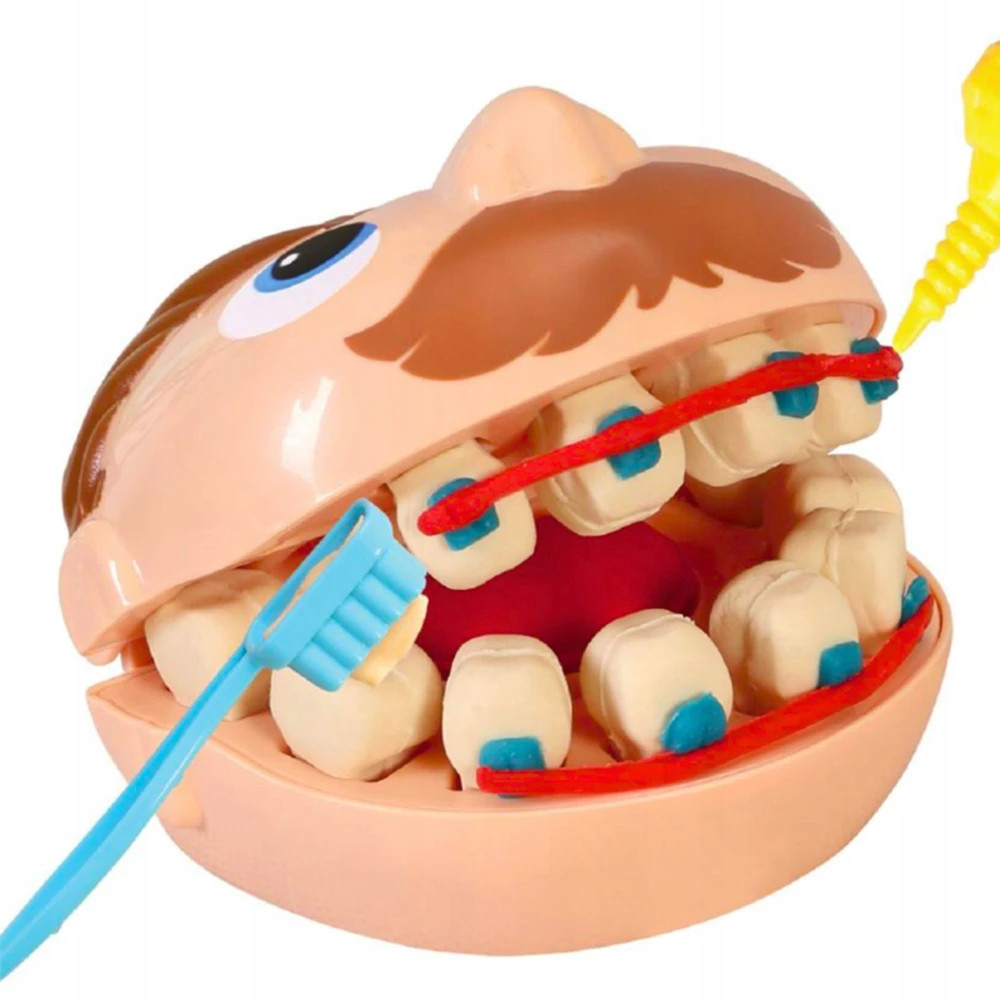 PASTRY DENTIST PASTRY PLAYSTINE KŪRYBINIS RINKINYS PRIEDAI