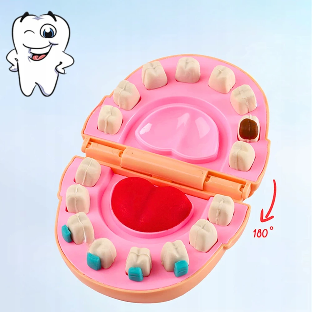 PASTRY DENTIST PASTRY PLAYSTINE KŪRYBINIS RINKINYS PRIEDAI