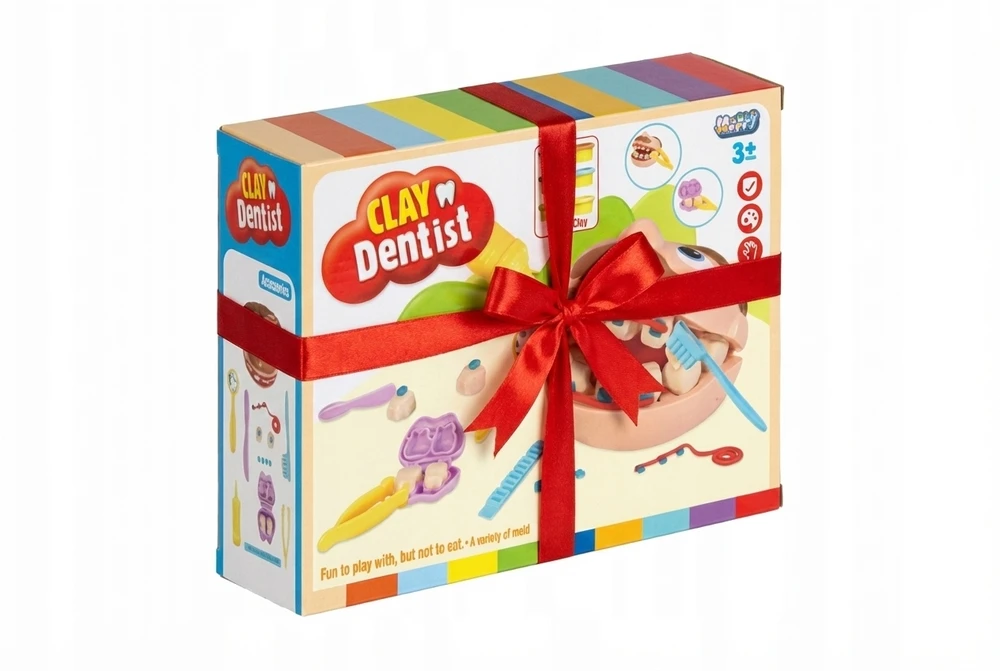 PASTRY DENTIST PASTRY PLAYSTINE KŪRYBINIS RINKINYS PRIEDAI
