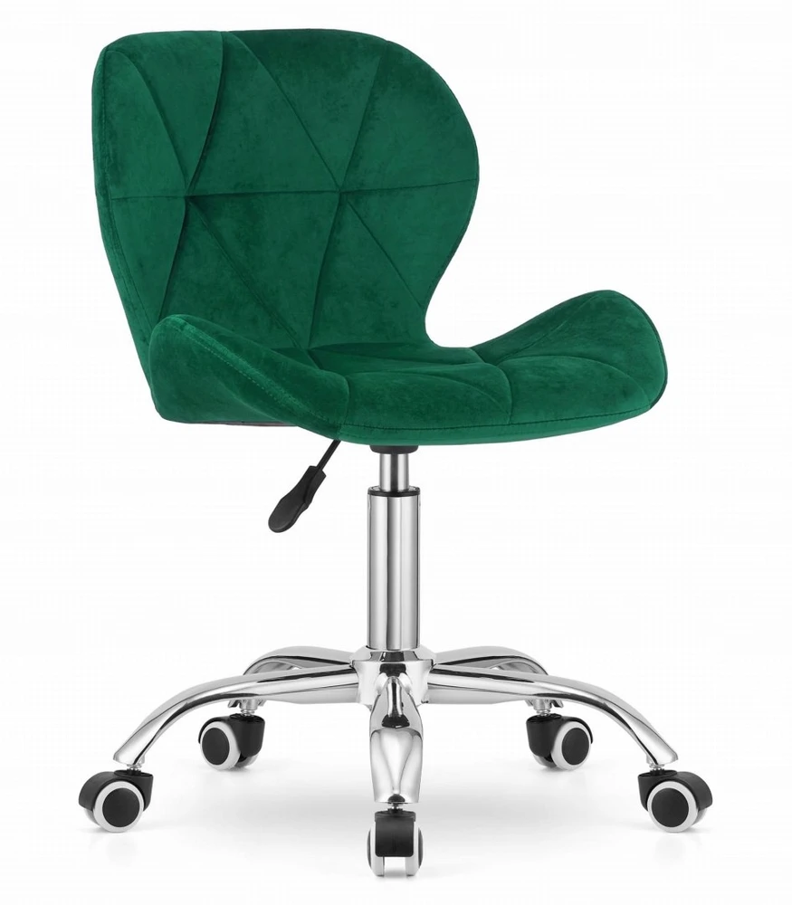 Leobert Pasukamas fotelis AVOLA SWIVEL DESK CHAIR, aksominė žalia