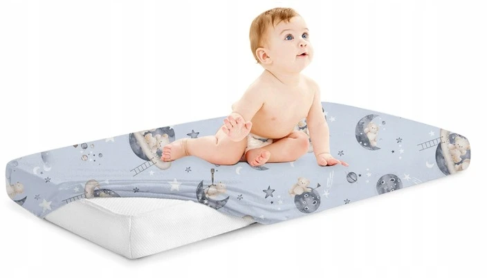 Patalynė 160x80 SU RYTŲ, STORA MEDVILNĖ 100% BABYMAM