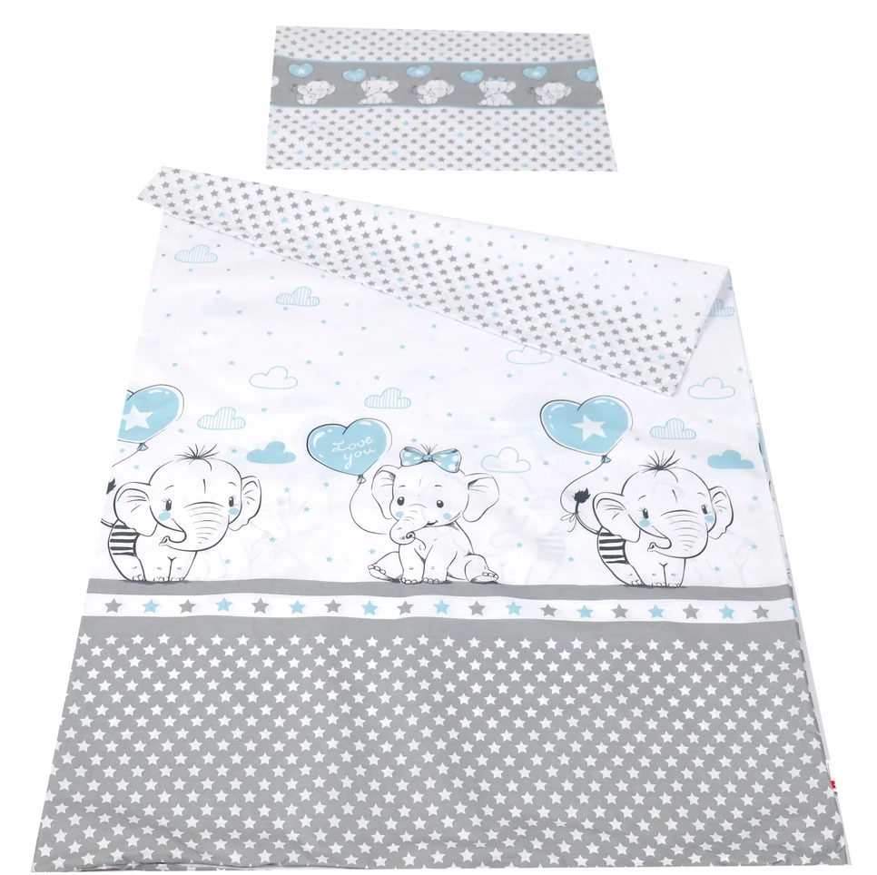 Patalynė DO ŁÓŻECZKA BAWEŁNA 120x60 DZIECIĘCA NIEMOWLĘCA 120X90 3EL BabyLux