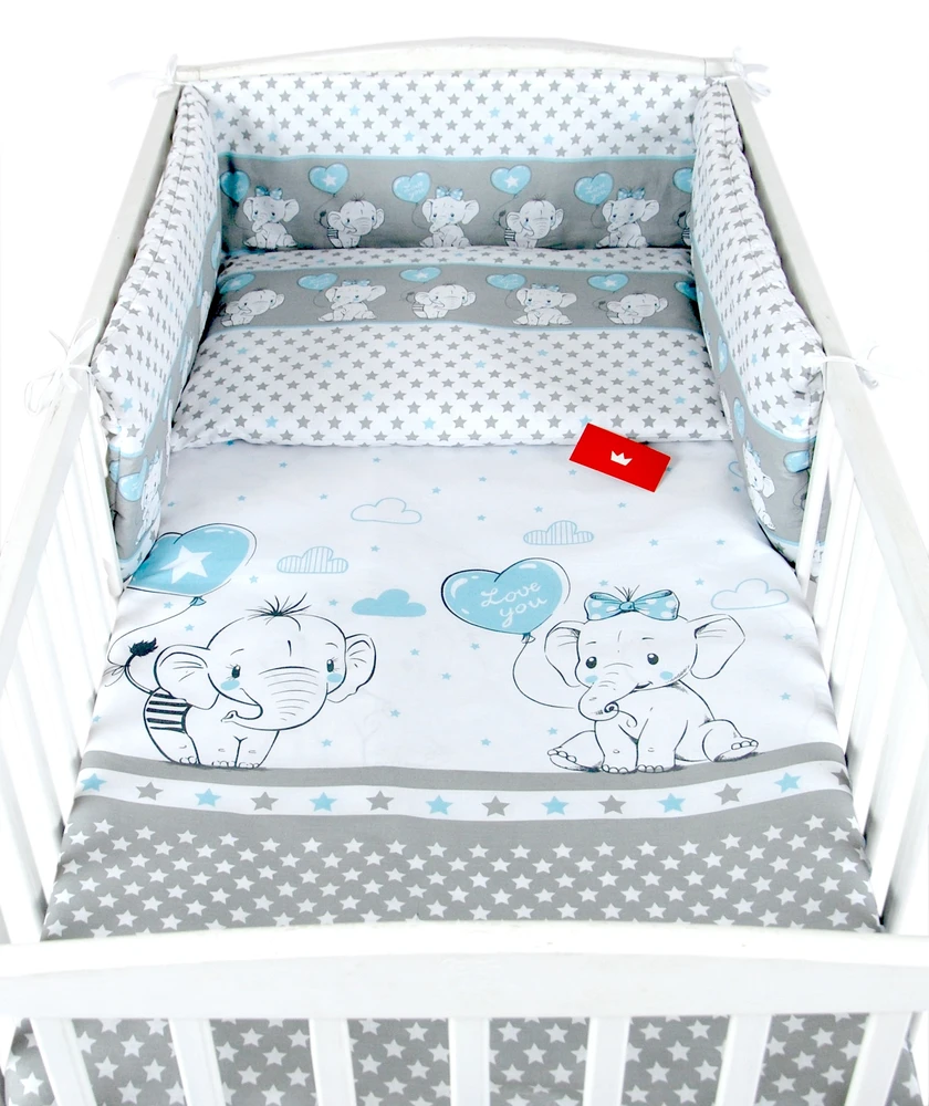 Patalynė DO ŁÓŻECZKA BAWEŁNA 120x60 DZIECIĘCA NIEMOWLĘCA 120X90 3EL BabyLux