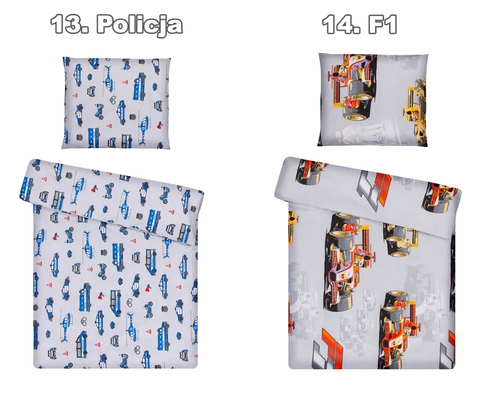 Patalynė do łóżka 160x100 60x50 + kołdra 4 el. ACMA