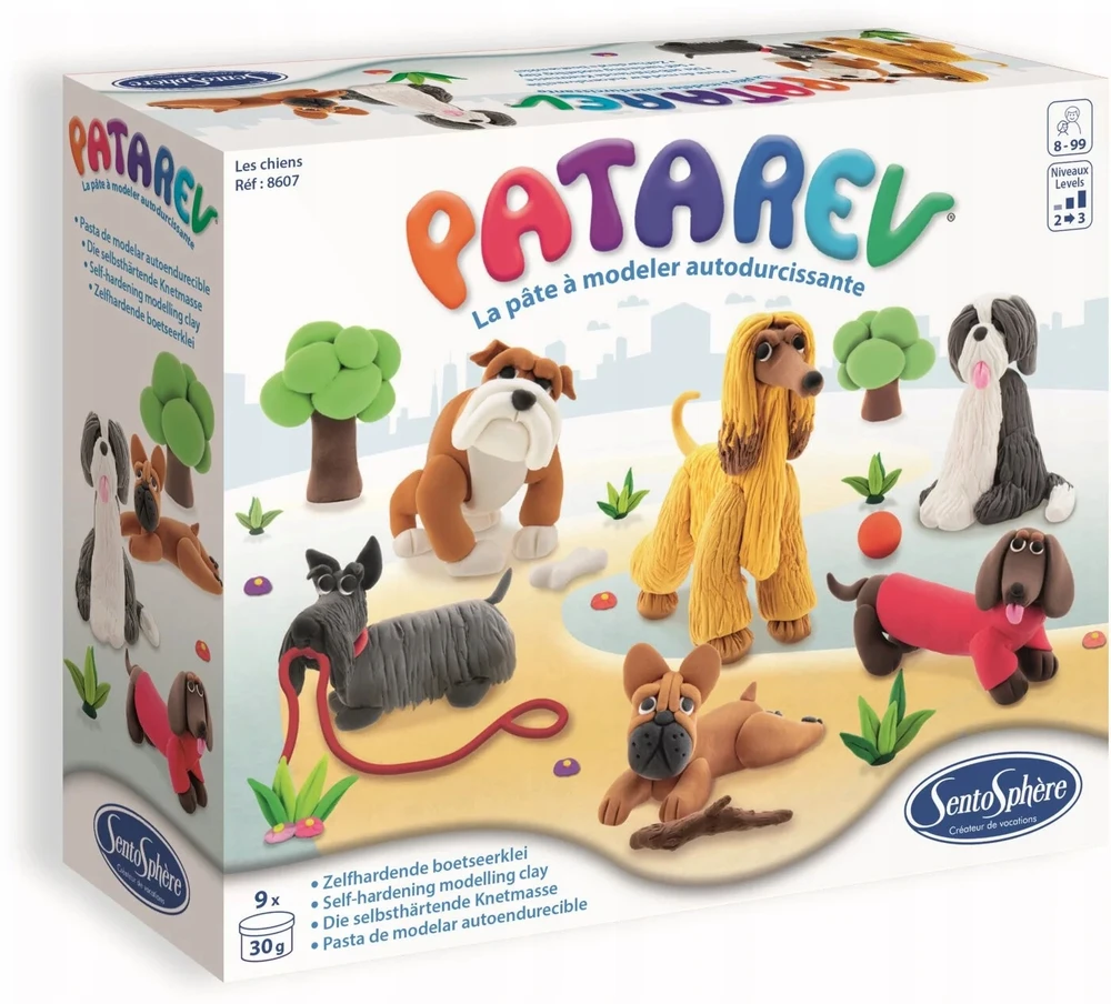 Patarev Dogs didelis 9 spalvų rinkinys +8 SentoSphere
