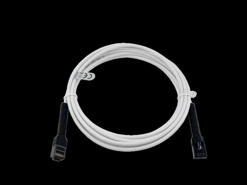 Komutacinis kabelis DELTACO, Flex-Boot sulenkiamas CAT.6A U/UTP 28AWG, 3m / 1902635