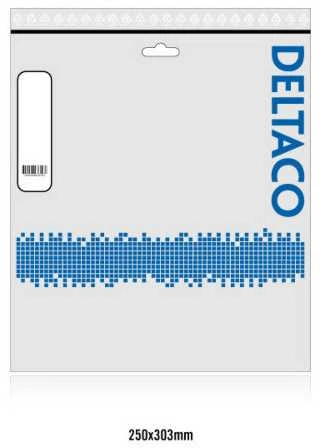 Patch kabelis DELTACO S/FTP Cat7, 1m, 600MHz, Delta sertifikuotas, LSZH, RJ45 jungtys, juodas / STP-71S