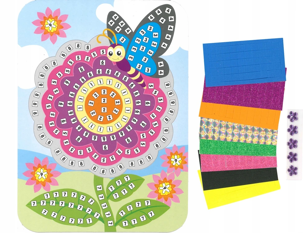 Patchwork - Pagal numerius Gėlė - Askato