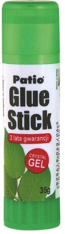 PATIO KLEJ szkolny biurowy W SZTYFCIE CRYSTAL 35G