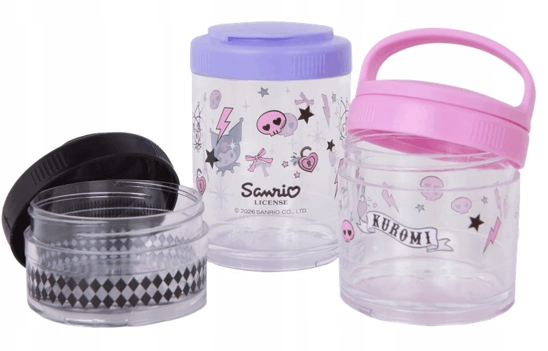 Patio Kuromi Pojemnik pudełka na przekąski lunchbox potrójny 310 ml Coolpack