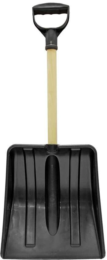 Patrol Sniego lopeta W310mmxH345/750mm tiesi/juoda/ mediniu kotu