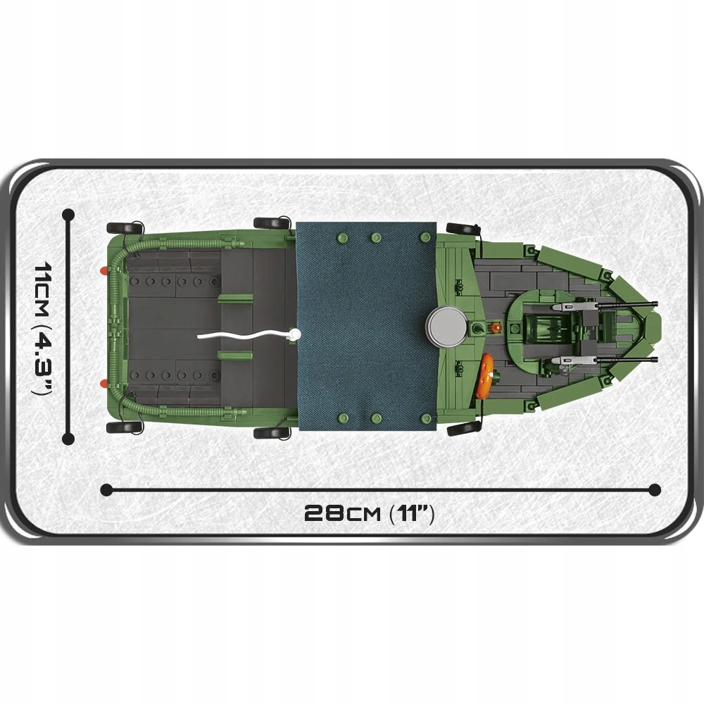 Surenkamas modelis Vietnam War PatrolBoatRiver MKII Cobi, 2238, 615 d.